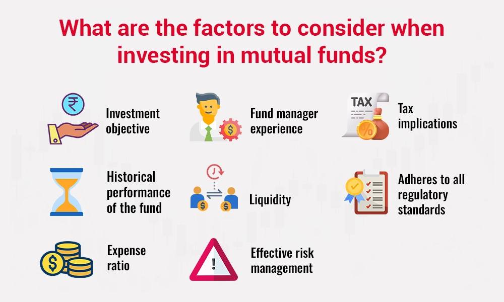 What are the factors to consider when investing in mutual funds